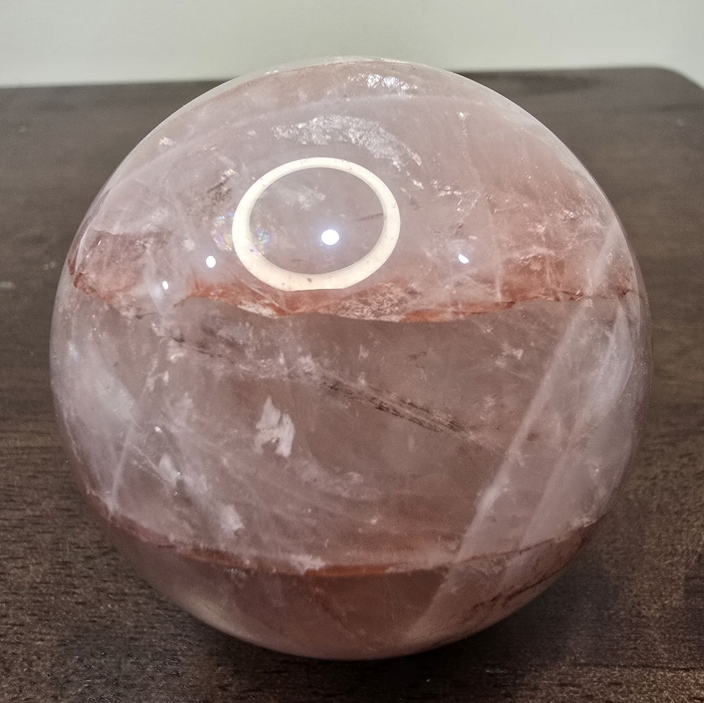 Fire Quartz Crystal Sphere 61mm